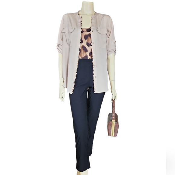 PRETTY LITTLE THINGS Animal Print Bodysuit Size 8 - Picture 5 of 6